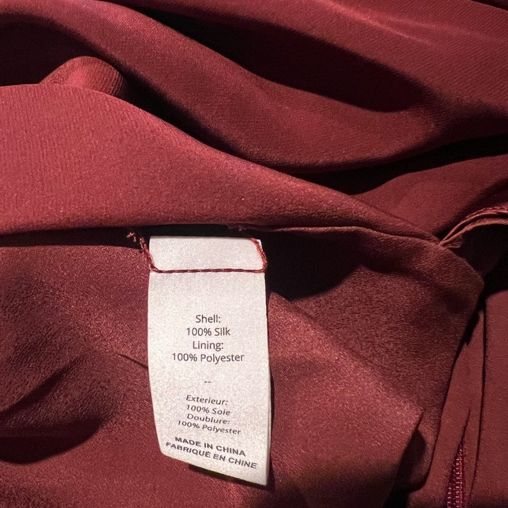 NWT Cinq à Sept Silk Ruffled Wrap Dress (2) - Picture 7 of 8